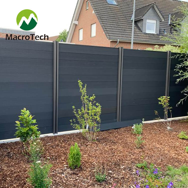 Private courtyard fence