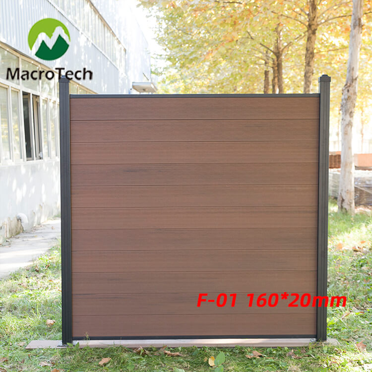 160x20mm teak fence