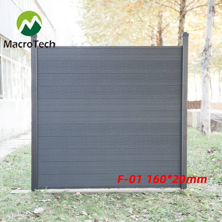 160x20mm silver gray fence