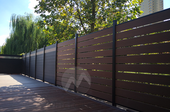 Macrotech WPC Fencing is perfect for garden decoration
