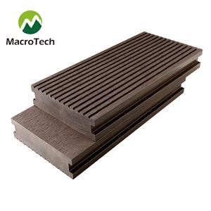 140x40mm light coffee solid decking