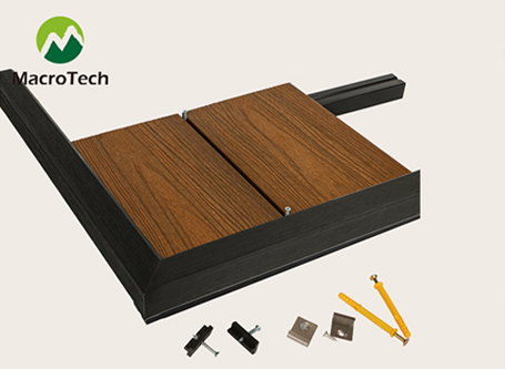 Macrotech outdoor environmental WPC Flooring has many advantages and good effect
