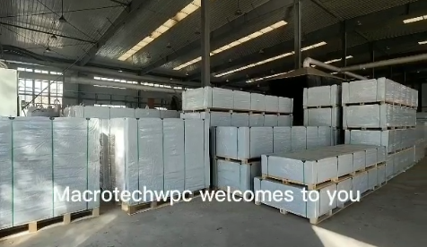 Macrotech wood plastic factory product display