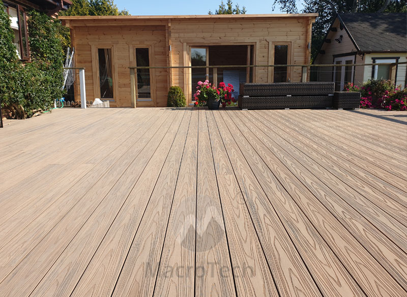 Macrotech Composite Decking application in landscape architecture
