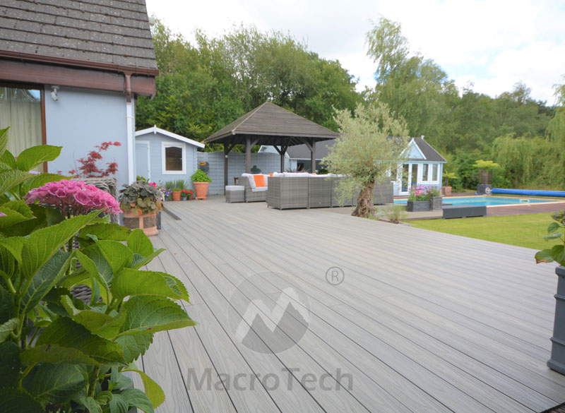 Villa garden paving-extrusion wood plastic composite decking
